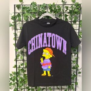 Chinatown Graphic Short Sleeve Tee - Black & Purple